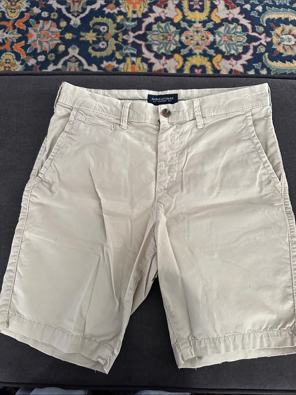 American Eagle Men's Shorts - Tan and Khaki Two-Pack - Picture 2 of 15